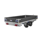 Remorque Tribenne avec pompe électrique 356 x 184 cm - PTAC 3500 kg - Saris